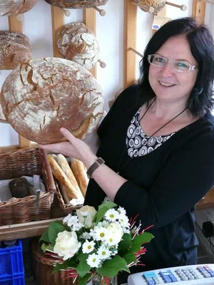 Lucia im Naturladen